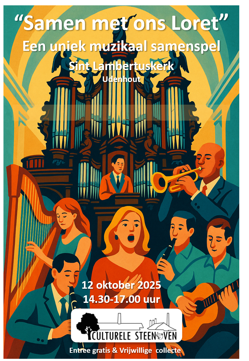 Muzikale dialoog met een monumentaal orgel Samen met ons Loret – Muzikale dialoog met een monumentaal orgel.