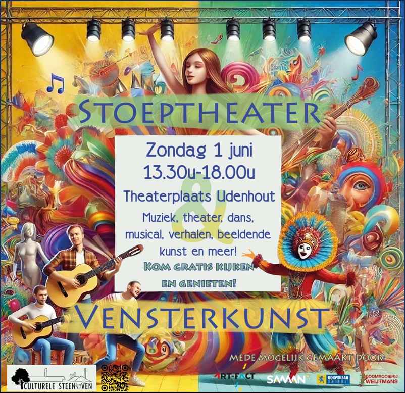 Stoeptheater en Vensterkunst 2025, te Udenhout.